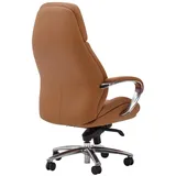 KADIMA DESIGN Chefsessel MIRON aus Leder, Multiblockwippmechanik, bis 120 kg, in 3 Farben verfügbar