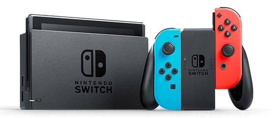 Nintendo Switch - Neon-Rot/Neon-Blau, Spielkonsole, Blau, Rot