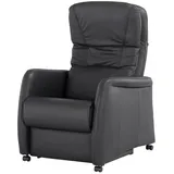 Hukla Relaxsessel Tobias Leder 75 x 105 x 88 cm Schwarz