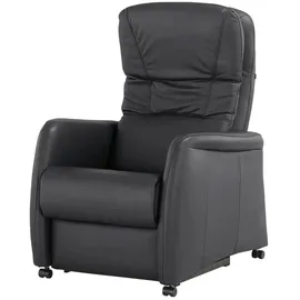Hukla Relaxsessel Tobias Leder 75 x 105 x 88 cm Schwarz