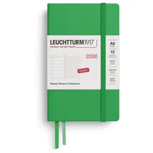 Leuchtturm1917 Wochenkalender & Notizbuch Pocket A6 Beige 2026