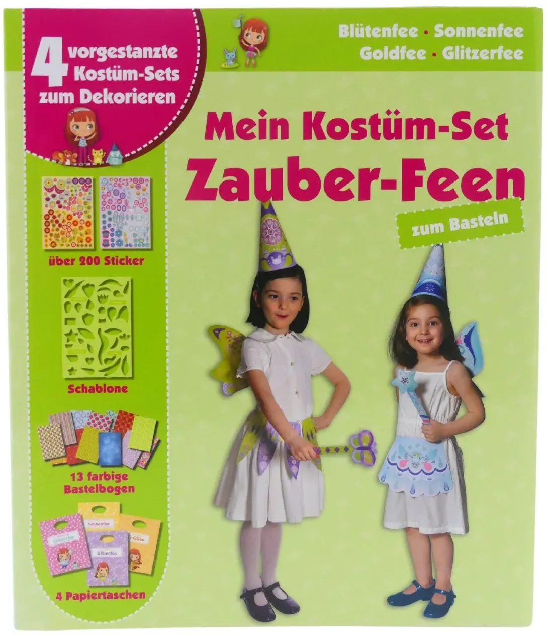 Mein Kostüm-Set: Zauber-Feen: Zum Basteln: Zum Basteln. 4 vorgestanzte Kostüm...