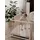 Sämann Laufgitter, Weiß, Natur, Holz, Echtholz,Buche, 120x74x120 cm, Babymöbel, Laufstall Baby