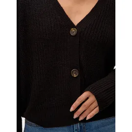Vero Moda Damen VMLEA LS V-Neck Cuff Cardigan NOOS 10249632, Black, XL