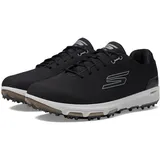 SKECHERS Herren Pro 6 wasserdichter Golfschuh Schwarz/Grau ohne Spikes 45.5 EU