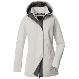 G.I.G.A. DX by killtec Damen Jacke/Übergangsjacke Wolloptik mit Kapuze GW 78 WMN JCKT, 46, grau, grau-melange,