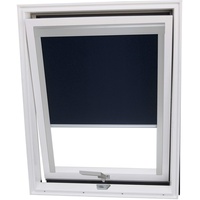 Balio Dachfenster Kunststoff incl. Verdunkelungsrollo und Universal - Eindeckrahmen 0-50mm (78 x 112)