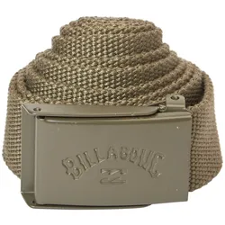 Bauchband BILLABONG "Cog", Herren, braun (military), [Hauptstoff] 100% Polyester, Bauchbänder Gürtel Stoffgürtel