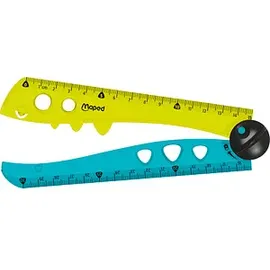 Maped Lineal Croc Croc 15,0 / 30,0 cm, grün-türkis