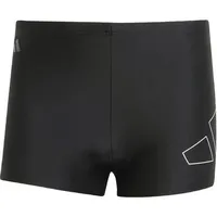 adidas Big Bars Boxer-Badehose Black/White M