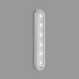 Briloner LED-Push-Light Row Push Light batteriebetrieben, silberfarben