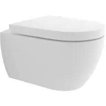 Alpenberger Tiefspül-WC mit WC-Sitz Weiß