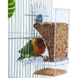 Automatischer Vogelkäfig-Futterspender für Wellensittiche