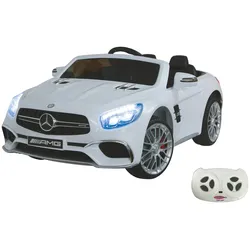 Elektro-Kinderauto JAMARA "Mercedes SL65", weiß, Elektro-Kinderfahrzeuge, KinderB:71,6cm H:50cm T:120cm, Kunststoff, B:71,6cm H:50cm T:120cm