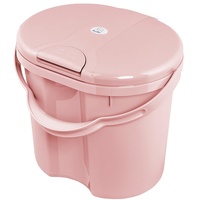 Rotho Babydesign TOP - recycelt - Windeleimer - geruchsdicht - ohne Nachfüllkasetten - Wickeleimer - rosa