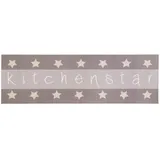 Primaflor Kitchen Star Küchenläufer 45 x 145 cm grau
