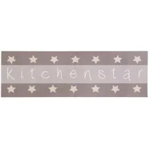 Primaflor Kitchen Star Küchenläufer 45 x 145 cm grau