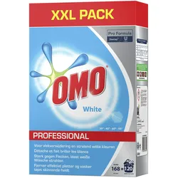 Pro Formula Omo Professional Vollwaschmittel, entfernt hartnäckige Flecken ab 30°C 120 Wäschen