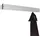 Sypro Garderobenleiste 150 x 0 x 0 cm Grau