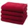 Handtuch 50 x 100 cm ruby 4 St.