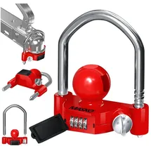 Masko Anhänger Zahlenschloss rot