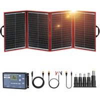 200W Faltbar Tragbar SolarPanel + 12V 20A Batterie Ladegerät Camping Wohnmobil