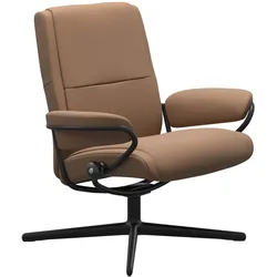 Stressless Sessel | Paris Cross Base Batick Latte Matt Schwarz Niedriger Rücken