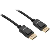 Sharkoon Kabel Displayport 1.4 3 m Schwarz