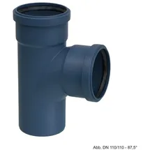 POLOPLAST Abzweig PKEA Polo-Kal NG DN 50/40 87,5Grad