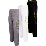 RODOPI Arbeitshose Construx-Lite leichte Arbeitshosen für Männer und Frauen Bundhose mit vielen Taschen Arbeitskleidung grau gelb Gr. 42-54 Handwerker - 54