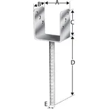 ede - hadra hadra Pfostenträger tzn 141 CE