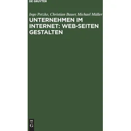 De Gruyter Oldenbourg Unternehmen im Internet: Web-Seiten gestalten