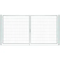 Deutsche zauntechnik dz Flügeltor VARIO compact-2F-3560x1800-inkl.Versand-ZINK