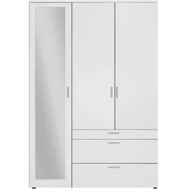 Harper Drehtürenschrank VESALA 135 x 195 x 56 cm Weiß