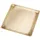 Nklaus Teller viereckig 11x11 cm Messing massiv gold Unterteller Dekoration Kerzen Windlichter Stumpenkerzen Taufe Hochzeit Kommunion 4163