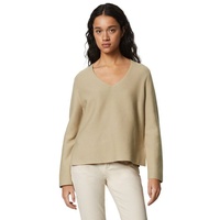 Marc O'Polo V-Neck-Pullover loose, beige, S