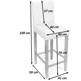 MCW Barhocker Cesena 2er-Set 2er Set Schwarz