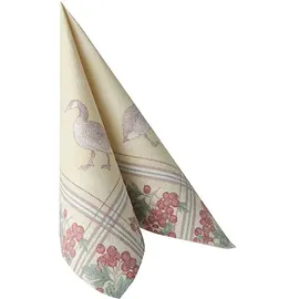 Papstar 50 Servietten "ROYAL Collection" 1/4-Falz 40 cm x 40 cm Fish,