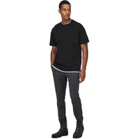 ONLY & SONS Herren Chino Hose ONSMARK Slim Check 9887 - 32