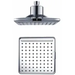 Sined Led 4 Quadratische Kopfbrause Mit Sensor Und Ledlicht Grau