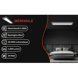 Briloner Tava 1-flg. 98 cm schwarz
