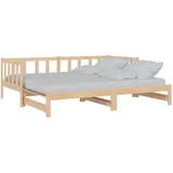 vidaXL Tagesbett 90 x 200 cm Braun