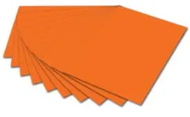 Fotokarton 50x70cm hellorange FOLIA 6141E 300g