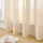 OTTO home Gardine OTTO HOME "Fritty", beige, B:140cm H:225cm, Ausbrenner, Polyester, Gardinen, Gardine, Ösen, transparent, Pflegeleicht, elegante Längststreifen