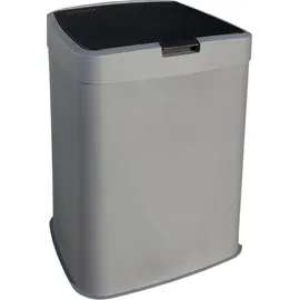 VepaBins Sunware Delta Müllsackhalter - mit Haltering für Müllsack - 70 Liter - 45,5 x 39,5 x 57 cm - Metall/schwarz