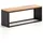 KADIMA DESIGN Sitzbank Akazie Massivholz / Steinoptik 120x45x35 cm Flurbank mit | Gr.: onesize