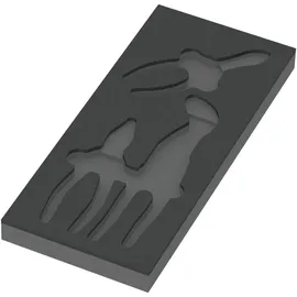 WERA 9880 Schaumstoffeinlage KNIPEX Zangen Set 1, ohne Werkzeug - 05137380001