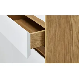 Möbel Kraft Mehrzweckschrank 86 x 193 x 37 cm Weiß