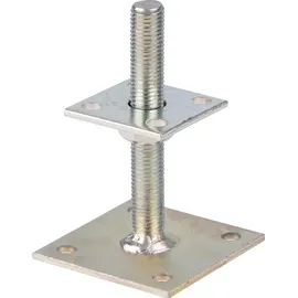 GAH Alberts I-Pfostenträger 70 x 70 x 100 x 100 x 150 mm Gelb/Verzinkt