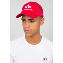 Alpha Industries Basic Trucker Kappe Speed Red One Size